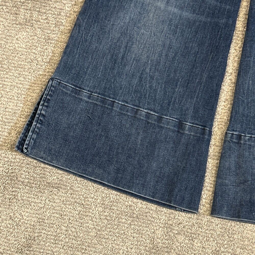 Kut From The Kloth Goldie Super Flare Jeans Womens 6 mid rise Wide Leg Stretch - Picture 7 of 7